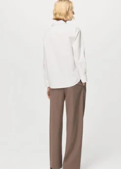 Cotton and lyocell blend straight s