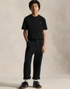 Cotton Jersey Crewneck Tee KIDS