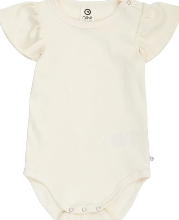 Cozy me rib frill s/s body