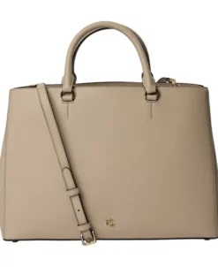 Crosshatch Leather Large Hanna Satchel