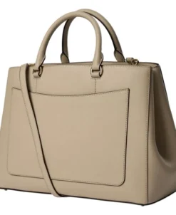 Crosshatch Leather Large Hanna Satchel