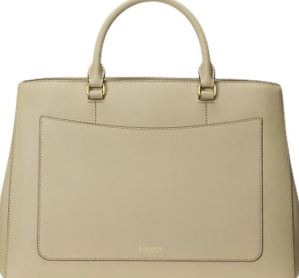 Crosshatch Leather Large Hanna Satchel