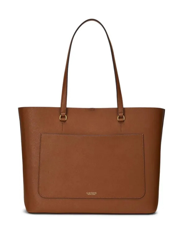 Crosshatch Leather Large Karly Tote