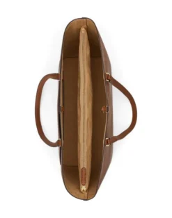 Crosshatch Leather Large Karly Tote