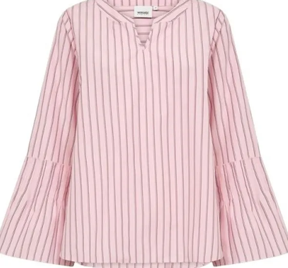 Curvy WA-CRISTIN 1 Bluse Rosa