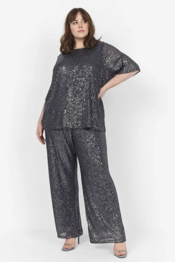 Curvy WA-KATHRINE 1 Bluse Mørk grå
