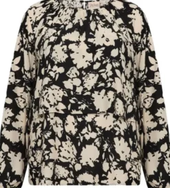 Curvy WA-SAPHINA 1 Bluse Sort