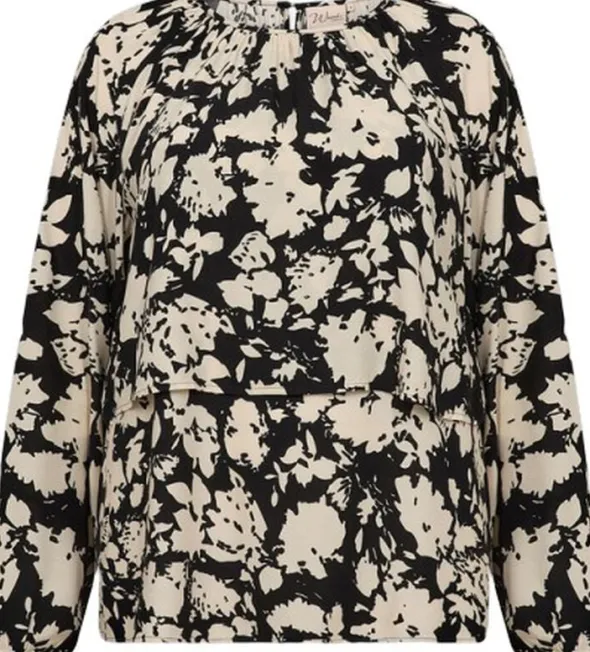 Curvy WA-SAPHINA 1 Bluse Sort