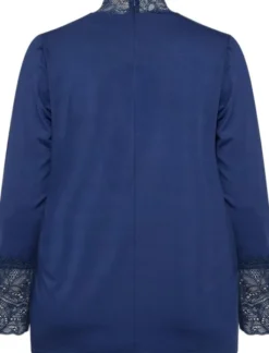 Curvy WA-STELLA 8 Bluse Blå