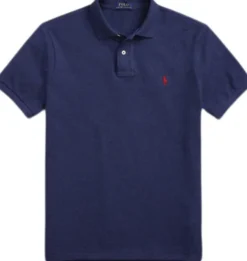 Custom Slim Fit Mesh Polo Shirt