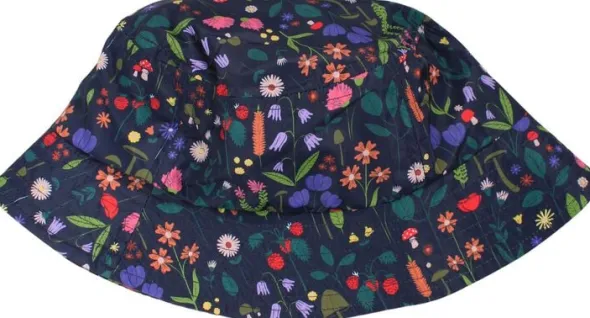 Danebucket Rain AOP Hat Dk Navy BOTANICAL