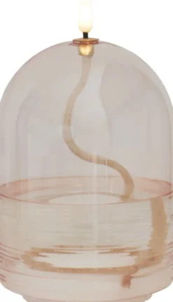 Dea Ø11xH15cm, Light pink, Batteri