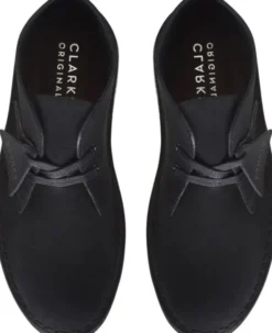 Desert Boot. Black Sde, D, 4