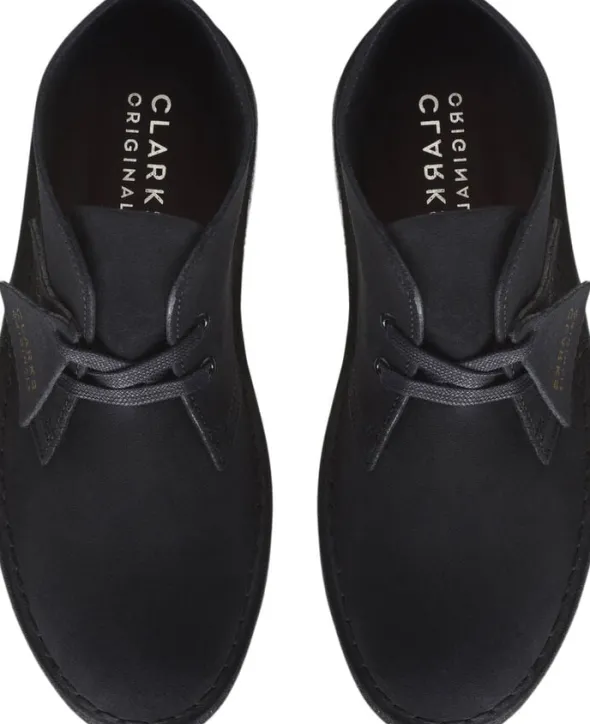 Desert Boot. Black Sde, D, 4