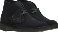 Desert Boot. Black Sde, D, 4