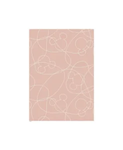 Disney - Mickey Mouse Pink & White Outline