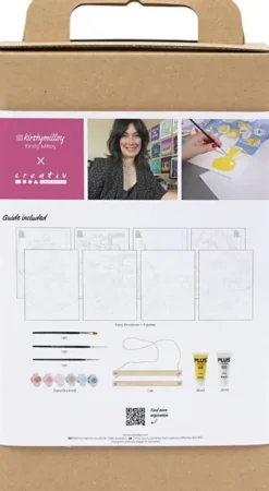 DIY Kit Farvelægning, Paint by numbers, akrylmaling