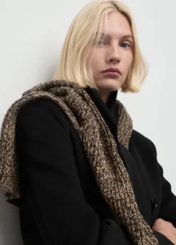 Double-breasted wool coat