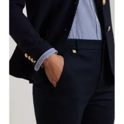 Double-Faced Stretch Cotton Pant
