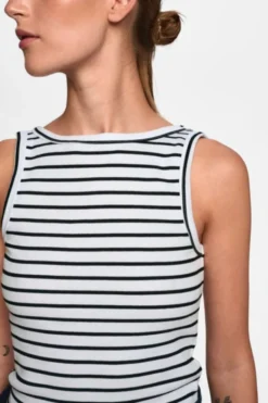 DrewGZ sl reversible stripe top NOO