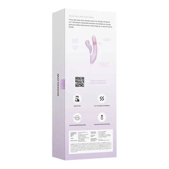 DuoGlow App Controlled 2-in-1 Vibrator