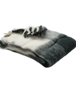 Ekstra fluffy pläd. rutig