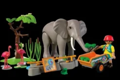 Elephant with Zookeeper