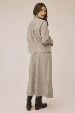 Ellen 2 Check Skirt - 100% Cotton GOTS
