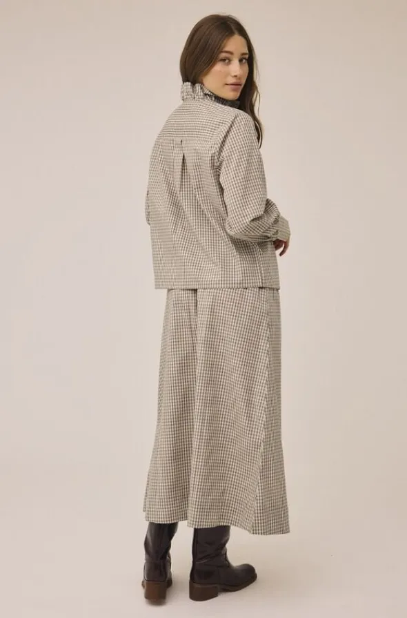 Ellen 2 Check Skirt - 100% Cotton GOTS