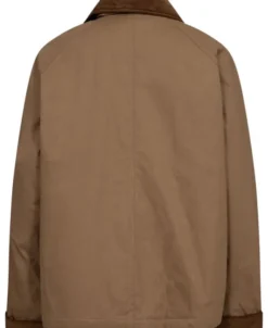 Emmy 4 coated jakke med fløjlskanter - GRS