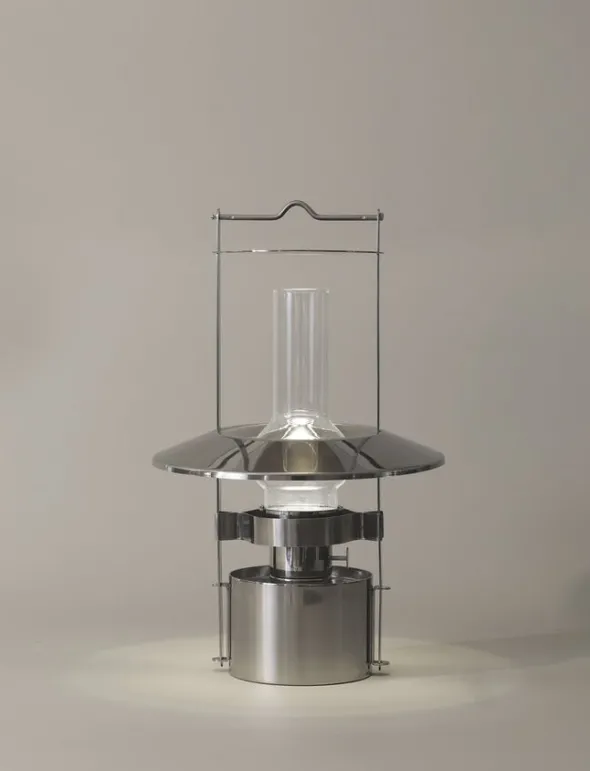 EM portable LED skeppslampa H 43 cm steel