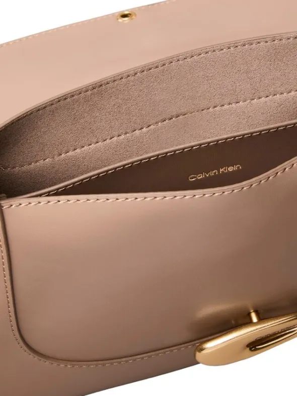 Engraved Medium Flap Crossbody Bag