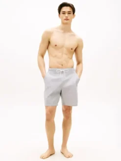Essential Ithaca Stripe Long Length Swim Shorts