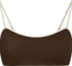 Fia Solid Contrast Bikini Top