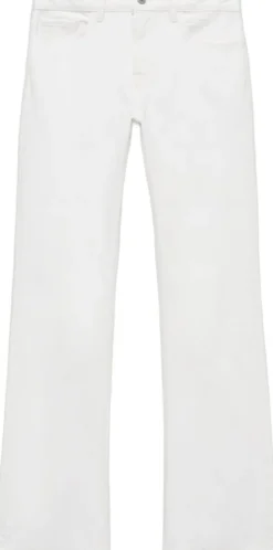 Fiona flared mid-rise cotton jeans