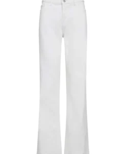 Fiona flared mid-rise cotton jeans