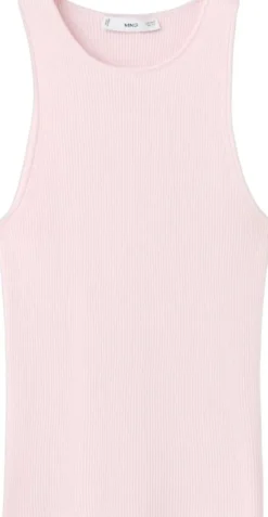 Fitted fine-knit top