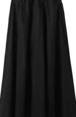 Flared cotton skirt