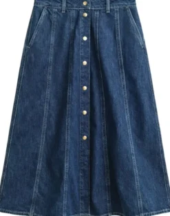 FLARED DENIM SKIRT
