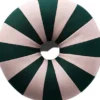 FLOAT PILLOW, DARK GREEN/ROSE