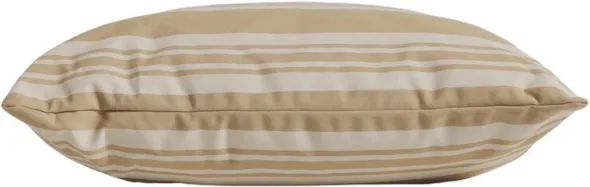 Fossflakes utomhuskudde 50x50 cm. Beige randig
