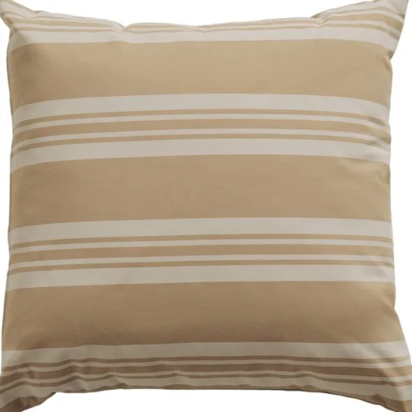 Fossflakes utomhuskudde 50x50 cm. Beige randig
