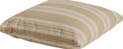 Fossflakes utomhuskudde 50x50 cm. Beige randig