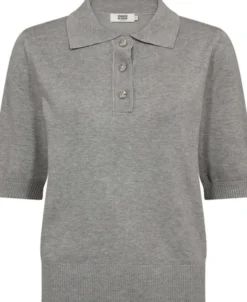 Frigga 11 Kortærmede strik polo - Viscose LENZINGECOVERO