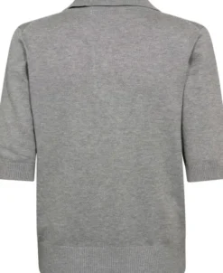 Frigga 11 Kortærmede strik polo - Viscose LENZINGECOVERO