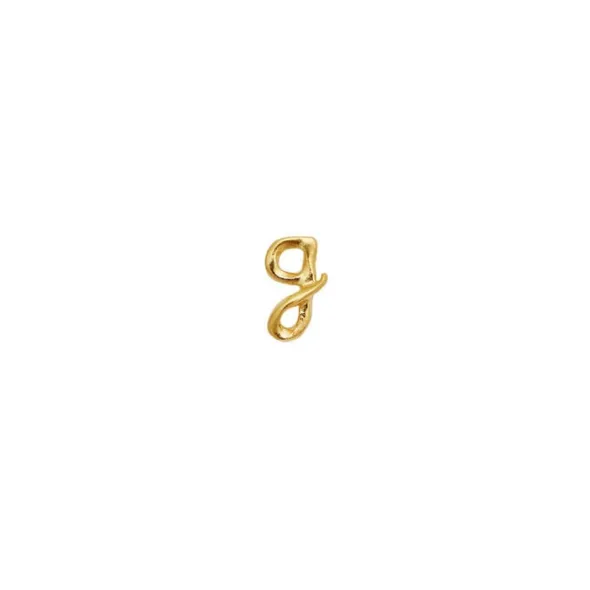 G Alphabet Single Earring