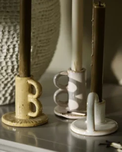 GAVDOS candle holder - brown