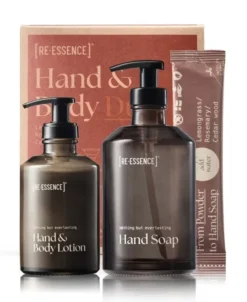 Gave sæt Håndsæbe + Lotion (Citrongræs/Rosmarin/Cedertræ)