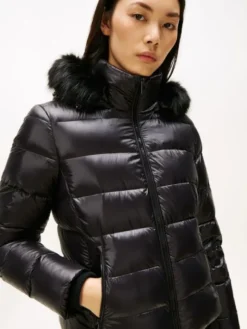 GLOSS HW DOWN SLIM JACKET W FUR