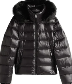 GLOSS HW DOWN SLIM JACKET W FUR